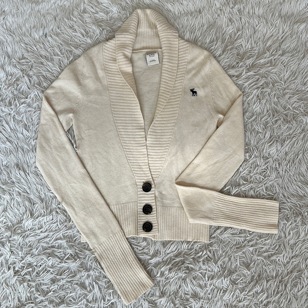 Abercrombie & Fitch Shawl Collar Cardigan